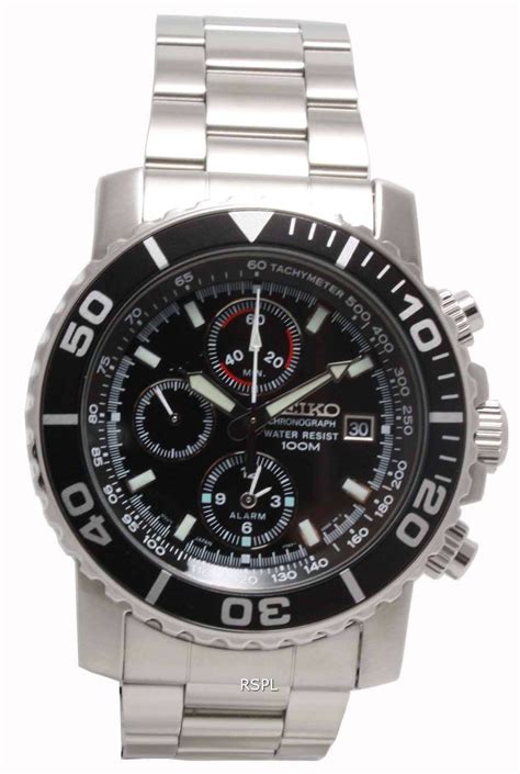 Seiko Alarm Chronograph SNA225 SNA225P1 SNA225P Men's .